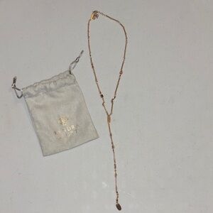 Kendra Scott Rose Gold Lariat Necklace